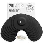 Not Just A Patch Original Patches for Dexcom G7 and Stelo, Black, 20 ct