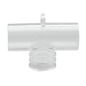Carefusion AirLife&reg; Trach Tee Adapter, 22mm OD, 15mm ID, Clear