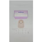 Safe N Simple 8" Closed 2-Piece Pouch, Beige, 57mm, 2-1/4" Flange With Belt Tabs