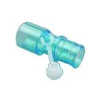 CareFusion U/Adapt-It&trade; Disposable Straight Connector 22mm O.D. x 22mm I.D, Latex-free, with Thermometer Port