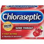 Chloraseptic Sore Throat Lozenge, Cherry, 18 ct - REPLACES MEL814832010260