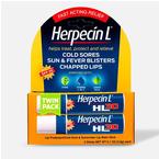 Herpecin-L Lip Protectant Cold Sore & Sunscreen Lip Balm, Twin-Pack