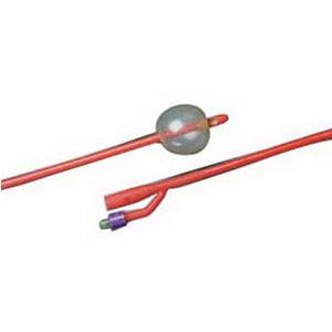 Bardex&reg; Lubricath&reg; Tiemann 2-Way Foley Catheter 24Fr, 5cc Balloon Capacity