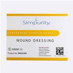 Simpurity Antimicrobial 6 Ply Sterile Rolled Gauze 4.5" x 4.1 yds.