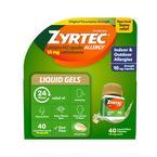 Adult ZYRTEC 10mg Liquid Gels, 40 ct - REPLACES 5320444