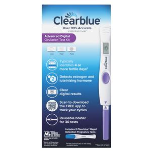 Clearblue Advanced Digital Ovulation Test Kit, 32 ct - REPLACES GCO80807558