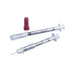 Monoject&trade; Tuberculin Safety Syringes 1mL Capacity with 25G x 5/8" L Needle and Accu-tip&trade;