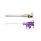 AMT Mini ONE® Continuous Feeding Set 12" L, Right Angle Connector with Purple Y-Port Adapter, Clear Tubing, DEHP free, Elastomer - Replaces Item # AK81222