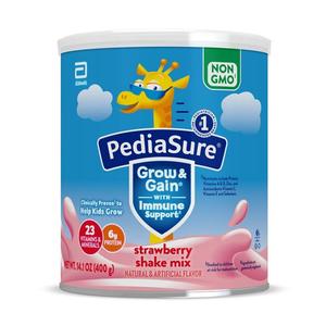 Pediasure Grow &amp; Gain Strawberry Powder, 14.1 oz. (400 gram)