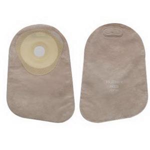 Hollister Premier&trade; One-Piece Closed Pouch, 1-3/16" Pre-Cut Flat SoftFlex&reg; Skin Barrier, Filter, Beige