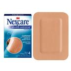 3M&trade; Nexcare&trade; Absolute Waterproof Adhesive Pad, 3" x 4", Tan, 4 Count