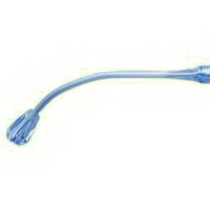 Cardinal Health&trade; Medi-Vac&reg; Yankauer Suction Handle, Tapered Bulbous Tip, with 9' x 6mm OD Preconnected Tubing