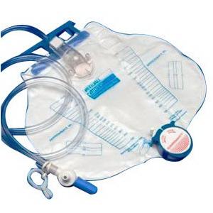 Bedside Drainage Bag with Anti-Reflux Chamber, Splashguard II®; Drain Spout 2000mL
