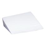 Mabis DMI Foam Bed Wedge, White Cover, 12" X 24" X 24"