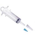 Medline Industries Control-Piston Irrigation Syringe 60cc, Sterile, Latex-free