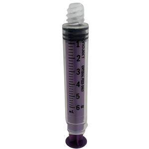 Monoject Purple Oral ENFit Syringe, Non-Sterile, 6 mL