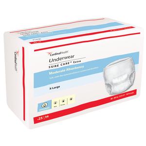 Cardinal Health, Underwear, Sure Care™ Extra, X-Large, 48"- 66"