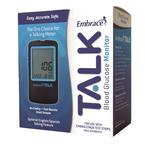 Omnis Health Embrace&reg; Talking Blood Glucose Meter, No Coding, English/Spanish