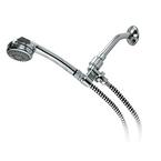 Drive Medical Deluxe Handheld Shower Massager with Three Options, Universal Size, Chrome