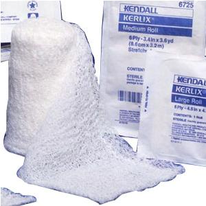 Kendall Kerlix&trade; Non-Sterile Gauze Bandage Roll, Bulk, Medium 3-2/5" x 3-3/5 yds