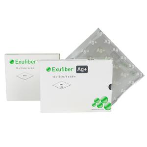 Exufiber Ag+ Silver Gelling Fiber Wound Dressing, 8" x 12"