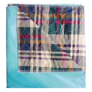 Cardinal Health Essentials&trade; Reusable Underpad, Ibex Quilted with PVC Backing, Plaid, 34" x 36"
