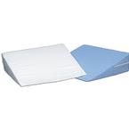 DMI Foam Wedge Cushion, 12" x 24" x 24", White Cover, Washable