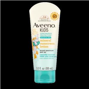 Aveeno Kids Continuous Protection Lotion, SPF 50, 3 fl oz