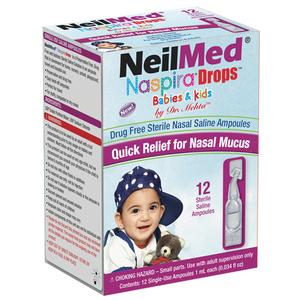 NeilMed&reg; NasaDrops&reg; Mini Saline on the Go&reg; Nasal Saline Solution