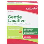 Leader Laxative Gentle Stimulant Comfort Coated Tablets, 10 ct