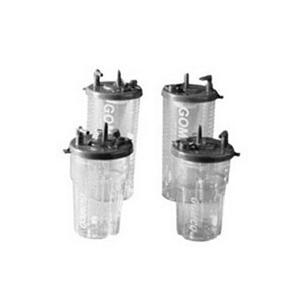 Allied Healthcare Inc Disposable Suction Canister with Stem Inlet & Hydro-Filter 1100mL, For use with Gomco Portable/Mobile Aspirator, Constant & Intermittend Pump, Vacuum/Pressure Pump Model