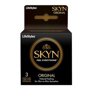 LifeStyles&reg; Skyn&reg; Feel Everything&trade; Original Contraceptive Condom, 3 Count