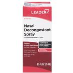 Leader 12Hr Nasal Decongestant Spray, Oxymetazoline HCl 0.05%, 0.5 oz