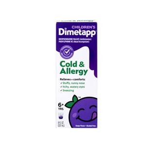 Children's Dimetapp Cold & Allergy, Grape, 8 oz - REPLACES FCH66003