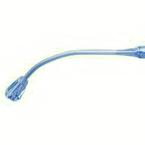 Cardinal Health&trade; Medi-Vac&reg; Yankauer Suction Handle, Tapered Bulbous Tip, with 9' x 6mm OD Preconnected Tubing