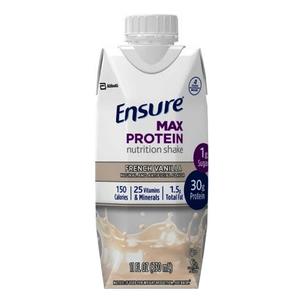 Abbott Ensure&reg; Max Protein Nutritional Shake, 11 oz, French Vanilla
