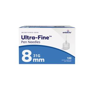 Ultra-Fine™ Short Insulin pen needle 31G x 8mm Needle Length