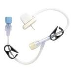 Smiths ASD Gripper&reg; Needle with Y-site 22G x 1" L, Stainless Steel