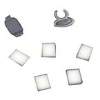 DeVilbiss Replacement Air-Inlet Filter with One Cover and Bracket, For Use with DEVILBISS Traveler Portable Compressor Nebulizer System with Battery