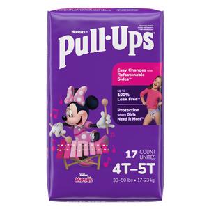 Kimberly Clark Pull-Ups® Learning Designs® Training Pant, For Girl, Size 4T to 5T, 17 Count - Replaces 6945142