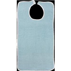 Blue Terry Bib Reusable with Velcro 18” x 34”