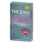 Trojan&trade; Ultra Thin Condom Armor&trade; Spermicidal Lubricant