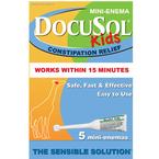 Alliance Labs DocuSol&reg; Kids Constipation Relief Mini Enemas 5 Count