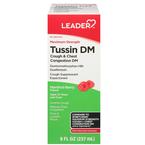 Leader Maximum Strength, Tussin DM Cough & Chest Congestion Liquid, 8 oz (Compare To Robitussin Maximum Strength Cough + Chest Congestion Dm)