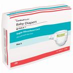 Cardinal Health, Baby Diapers, Wings™, Size 3, Medium, 16 - 24 lbs