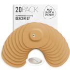 Not Just A Patch Original Patches for Dexcom G7 and Stelo, Beige, 20 ct