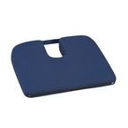 DMI Sloping Coccyx Cushion 15" x 14" x 1-1/2", Navy, Latex-free