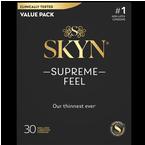 SKYN Supreme Feel, Non-Latex Lubricated Condom, 30 ct