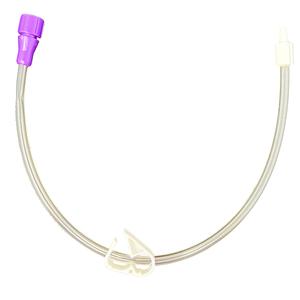 Vesco Single Port, Straight, ENFit, Bolus Feeding Extension Set, 12"