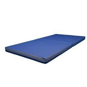 Hermell Folding Fall Pad, 24" x 68" x 2", Gray